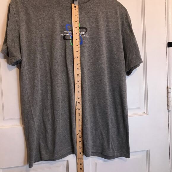 NEXT LEVEL T-Shirt Men's XL Gray Short Sleeved w/logo - Picture 5 of 7